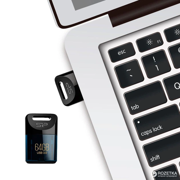 Флеш память USB Silicon Power Jewel J06 64GB Deep Blue (SP064GBUF3J06V1D) - Фото 4 Флеш память USB Silicon Power Jewel J06 64GB Deep Blue (SP064GBUF3J06V1D) - изображение 4