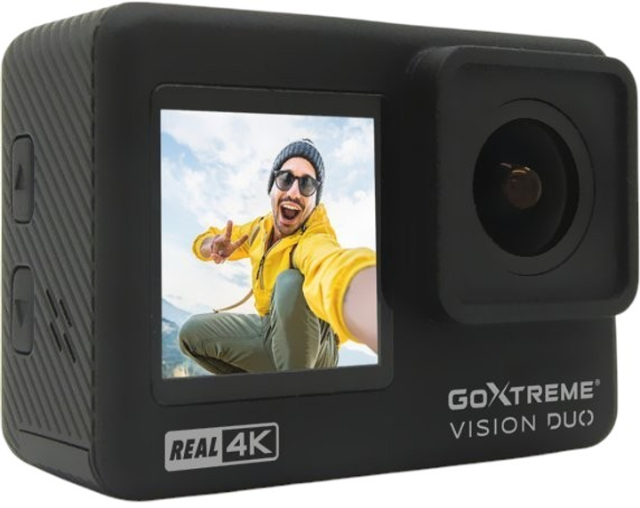 Kamera wideo EasyPix GoXtreme Vision Duo 4K Black (4260041686311) - obraz 3