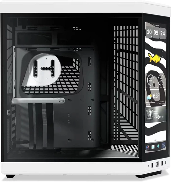 Корпус Hyte Y70 Touch Infinite Black-White (CS-HYTE-Y70TTI-WB) 312430 - Фото 3 Корпус Hyte Y70 Touch Infinite Black-White (CS-HYTE-Y70TTI-WB) 312430 - зображення 3