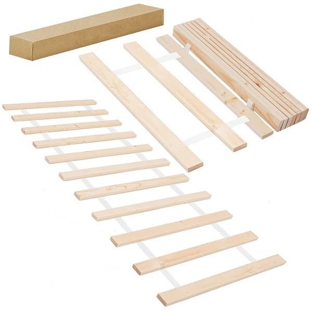 Stelaż do łóżka Springos BF0001 drewniany z listew 70 x 200 cm (5907719460178) - obraz 3