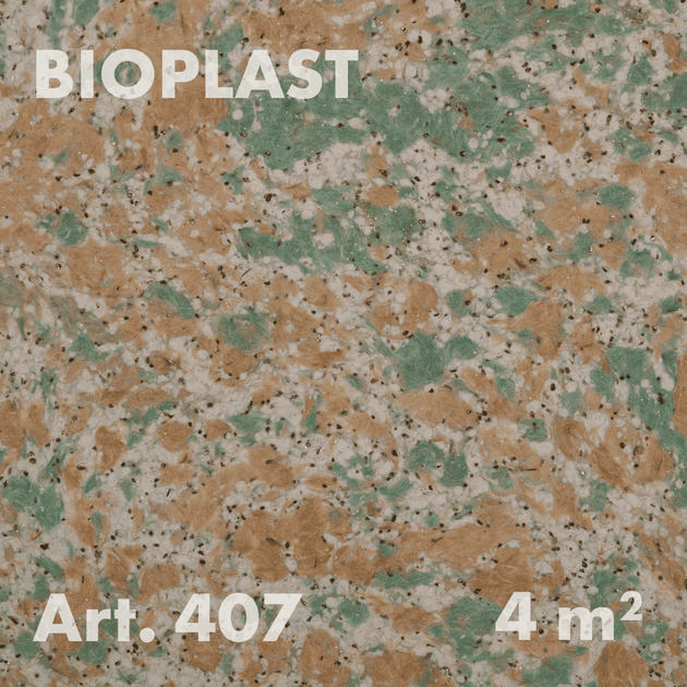Жидкие обои Bioplast Арт. 407, 1кг, 4 м², целлюлозное волокно, зеленый (желто-зеленый микс) - Фото 1 Жидкие обои Bioplast Арт. 407, 1кг, 4 м², целлюлозное волокно, зеленый (желто-зеленый микс) - изображение 1