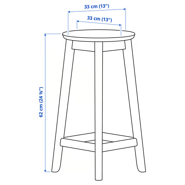 Барный стул RAVSTEN IKEA 305.970.55 - изображение 4