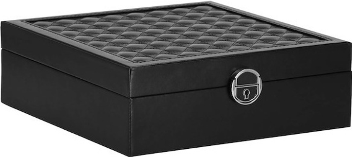 Шкатулка для прикрас Springos HA1031 чорна 25.3 x 25.3 x 8.5 см (5907719433028) - зображення 2