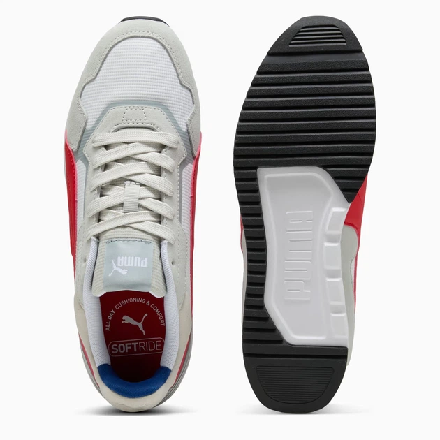 Мужские кроссовки Puma SOFTRIDE ST MILER 40263501 40.5 (7UK) 26 см Cool Light Gray/For All Time Red/White (4069156601840) - изображение 4