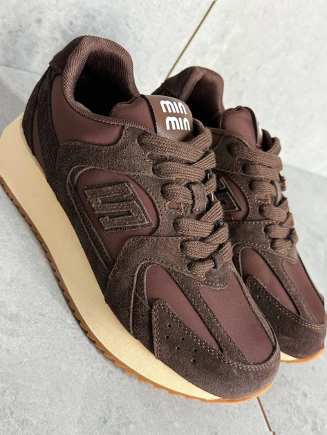 Кросівки жіночі Min min M-5 замшеві комбіновані з текстилем