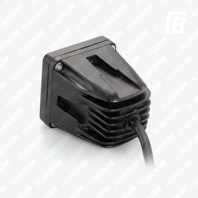 Фара FlareBeam WL-10S2 дополнительного света светодиодная (LED) 10 Вт квадратная 2" 12–24 В Cree*01 flood - изображение 4