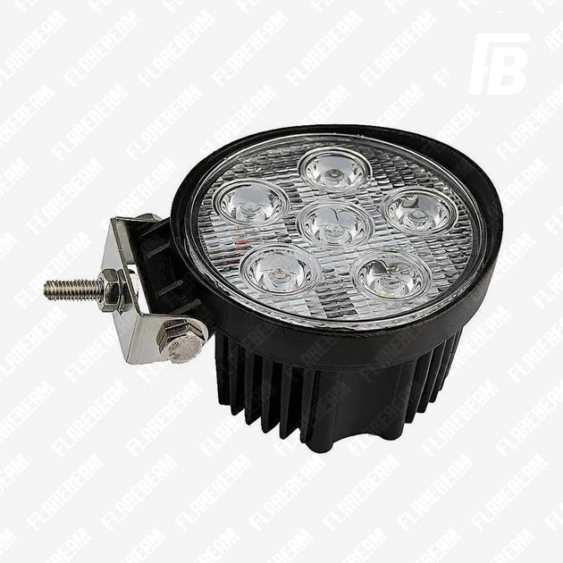 Фара FlareBeam WL-60C дополнительного света светодиодная (LED) 60 Вт круглая 4.5" 12–24 В Cree*06 flood - изображение 6