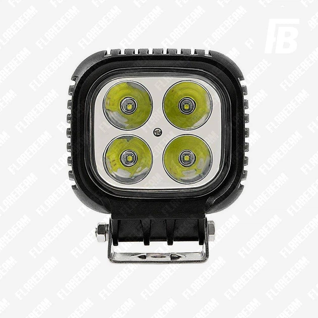 Фара FlareBeam WL-40S2 дополнительного света светодиодная (LED) 40 Вт квадратная 5" 12–24 В Cree*04 spot - Фото 2 Фара FlareBeam WL-40S2 дополнительного света светодиодная (LED) 40 Вт квадратная 5" 12–24 В Cree*04 spot - изображение 2