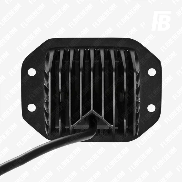 Фара FlareBeam WL-24S2 дополнительного света светодиодная (LED) 24 Вт квадратная 3" 12–24 В Cree*06 flood - изображение 4
