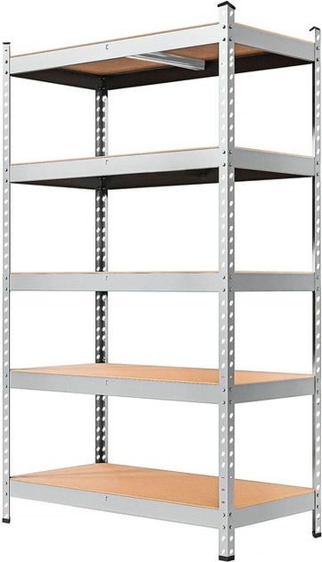 Regał metalowy Springos HA5164 z półkami 205 x 120 x 45 cm (5907719452555) - obraz 2