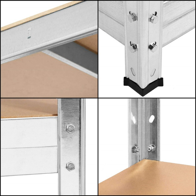 Regał metalowy Springos HA5164 z półkami 205 x 120 x 45 cm (5907719452555) - obraz 8