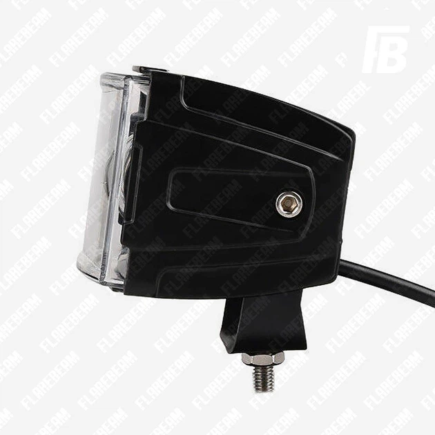 Фара FlareBeam WL-20S2 дополнительного света светодиодная (LED) 20 Вт квадратная 3" 12–24 В ETi*04 ближний (белый оранжевый) - изображение 4