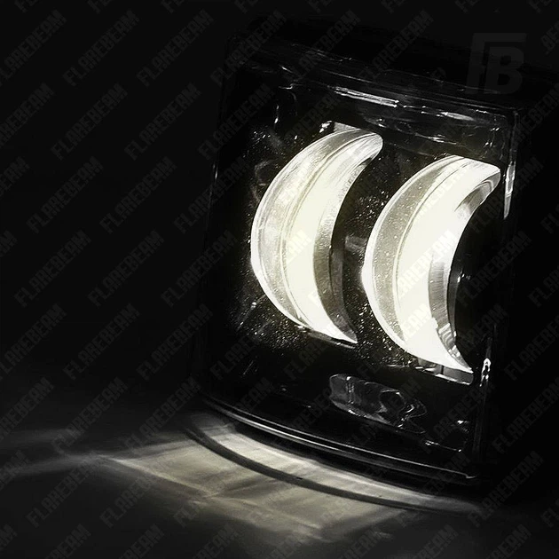 Фара FlareBeam WL-20S2 дополнительного света светодиодная (LED) 20 Вт квадратная 3" 12–24 В ETi*04 ближний (белый оранжевый) - изображение 5