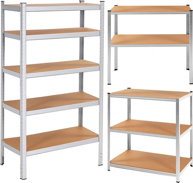 Стелаж металевий Springos HA5212 з полицями 180 x 100 x 60 см (5907719460895) - зображення 4