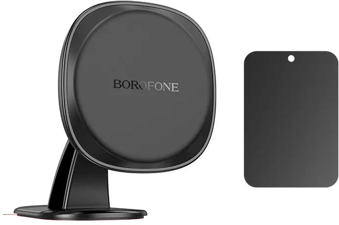 Автодержатель для телефона Borofone BH103 Cloud magnetic car holder (center console) Black (6941991108037) - Фото 2 Автодержатель для телефона Borofone BH103 Cloud magnetic car holder (center console) Black (6941991108037) - изображение 2