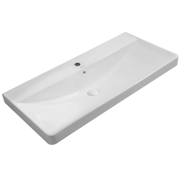 Раковина мебельная MIXXUS PREMIUM STYLE-1504 1000х480х190mm с отверстием под смеситель и переливом (MP6501) - Фото 1 Раковина мебельная MIXXUS PREMIUM STYLE-1504 1000х480х190mm с отверстием под смеситель и переливом (MP6501) - изображение 1