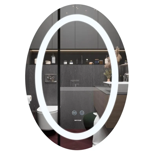 Дзеркало Mixxus PLAIN MV03-50x70 із LED Touch, Anti-fog, димером, рег. яскравості (MI6664) - зображення 6