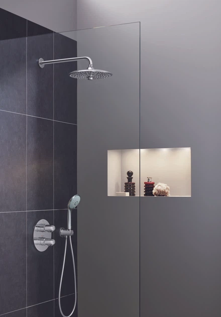 Верхній душ з настінним кронштейном Grohe Euphoria (26458000) - изображение 2