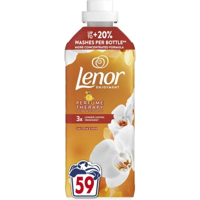 Кондиционер для белья Lenor Золотая орхидея и ваниль 1.239 л (8700216724081) - Фото 1 Кондиционер для белья Lenor Золотая орхидея и ваниль 1.239 л (8700216724081) - изображение 1