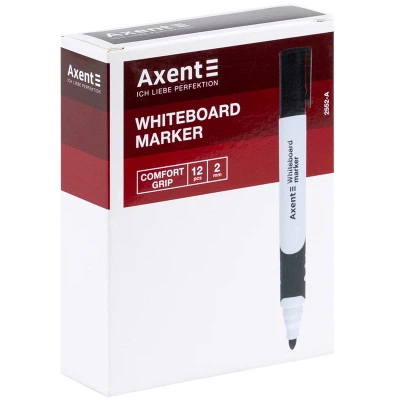 Маркер Axent для сухостираємих дошок Comfort Grip 2 мм круглих Синій (2552-02-A) - зображення 2