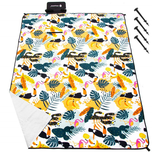Koc piknikowy Springos plażowy 150 x 200 cm multikolor (5907719450650) - obraz 5