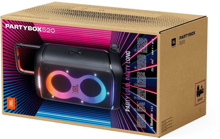 Głośnik przenośny JBL PartyBox 520 Black (JBLPARTYBOX520EU) - obraz 14