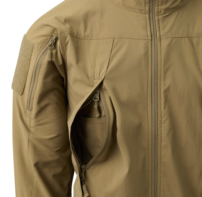 Куртка Helikon - Tex Trooper StormStretch Softshell MK2 - Coyote XS - изображение 3