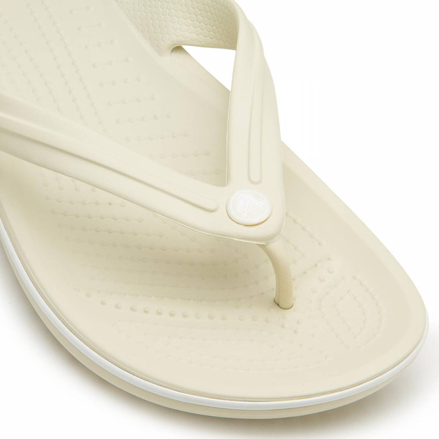 Жіночі в'єтнамки Крокбенд Бежеві Crocs Crocband Flip Flop Bone (38-39, бежевий) - зображення 4
