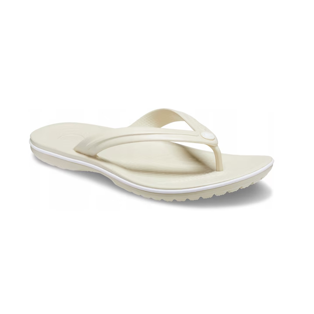 Жіночі в'єтнамки Крокбенд Бежеві Crocs Crocband Flip Flop Bone (38-39, бежевий) - зображення 6