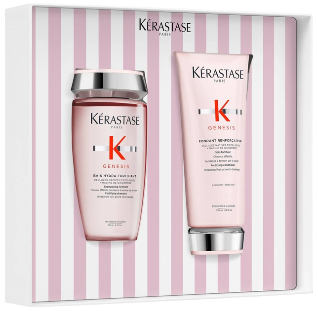 Zestaw do pielęgnacji włosów Kerastase Genesis Fondant szampon 250 ml + odżywka do włosów 200 ml (3474637275211) - obraz 1
