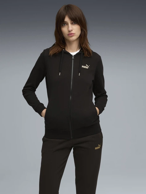 Спортивный костюм женский на флисе Puma 68816101 2XL Black (4069157421645) - изображение 3