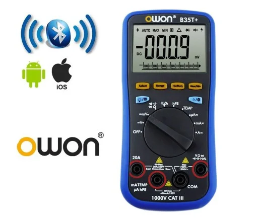 Цифровий Bluetooth-мультиметр OWON B35T+ - зображення 2