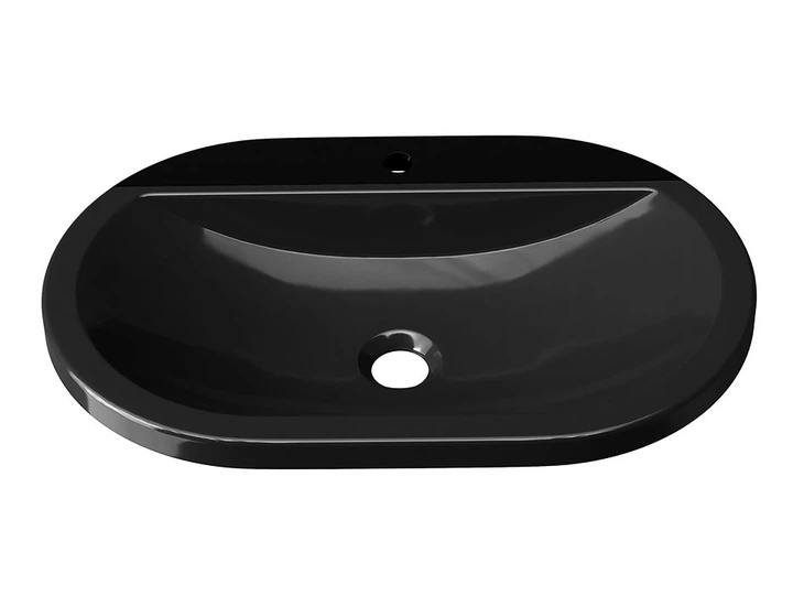 Раковина накладна Luxor Europa Low Black - зображення 2