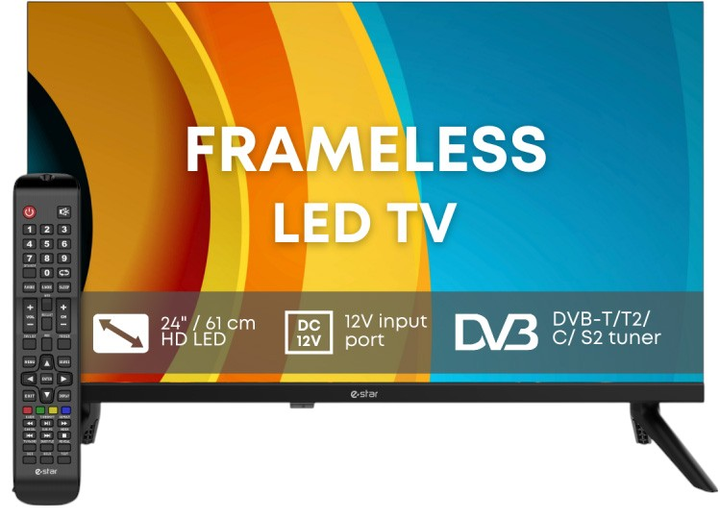 Телевізор eSTAR 24" LEDTV24R2T2  - зображення 1