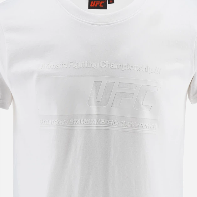Футболка хлопковая длинная мужская UFC UFCYE35044 S Белая (3609088135184) - Фото 7 Футболка хлопковая длинная мужская UFC UFCYE35044 S Белая (3609088135184) - изображение 7
