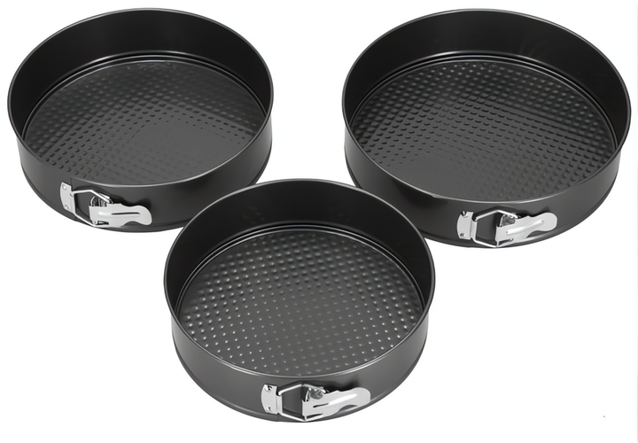 Zestaw form do pieczenia Springos czarny 3 szt (5907719444062) - obraz 2