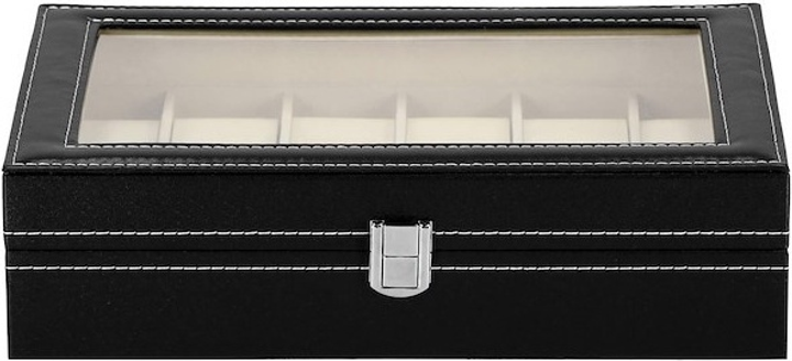 Шкатулка для годинників Springos HA1058 чорна 30 x 20 x 8 см (5907719433295) - зображення 2