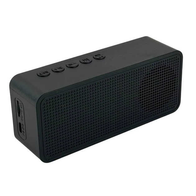 Колонка портативна з годинником Kimiso K-12 Bluetooth чорний - изображение 4