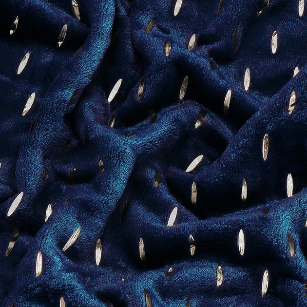 Покривало на ліжко Springos темно-синє 150 x 200 см (5907719466576) - зображення 5