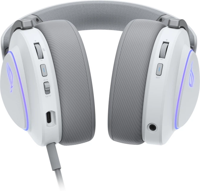 Słuchawki ASUS ROG Delta II White (90YH03W0-BHUA10) - obraz 4