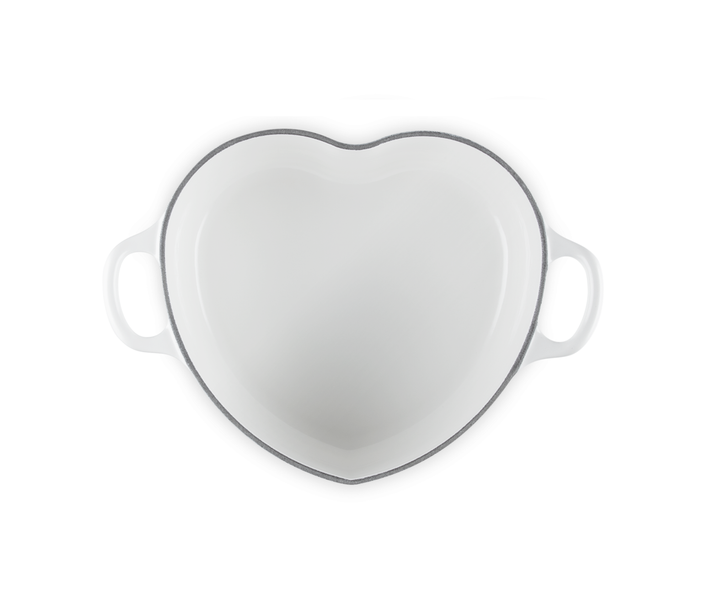Каструля Le Creuset Heart 1,9 л White (21401200101454) - Фото 4 Каструля Le Creuset Heart 1,9 л White (21401200101454) - изображение 4