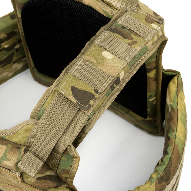 Плитоноска Dozen Modular Plate Carrier - L1 "Multicam" (под бронеплиты 25 * 30 см) - изображение 4