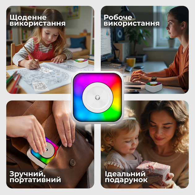 Портативный детский принтер JETIX Mini Printer Student 2 с Bluetooth, ночником и термопечатью - изображение 5