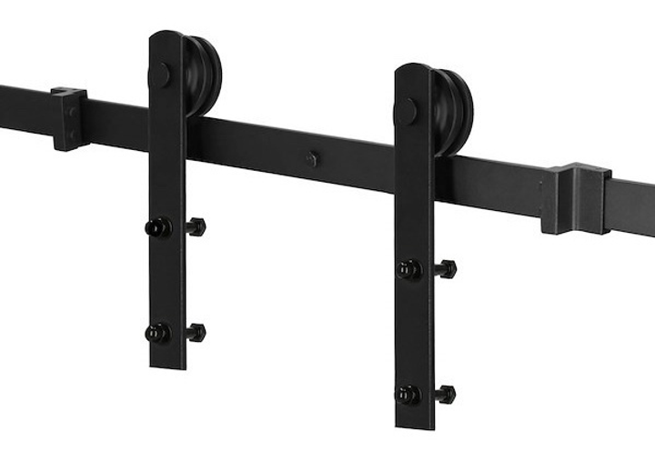 System do drzwi przesuwnych Springos 183 cm prowadnica, do 100 kg, stal HA5009 (5907719429526) - obraz 10