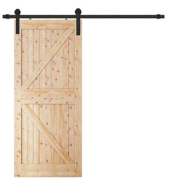 System do drzwi przesuwnych Springos 183 cm prowadnica, do 100 kg, stal HA5009 (5907719429526) - obraz 12