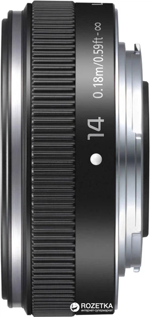 Panasonic Lumix G 14mm f/2.5 II ASPH Black (H-H014AE-K) – фото