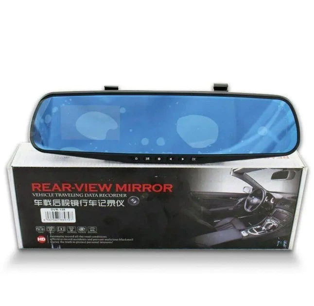 Видеорегистратор-зеркало заднего вида, DVR 138E, экран 2.8" - изображение 5