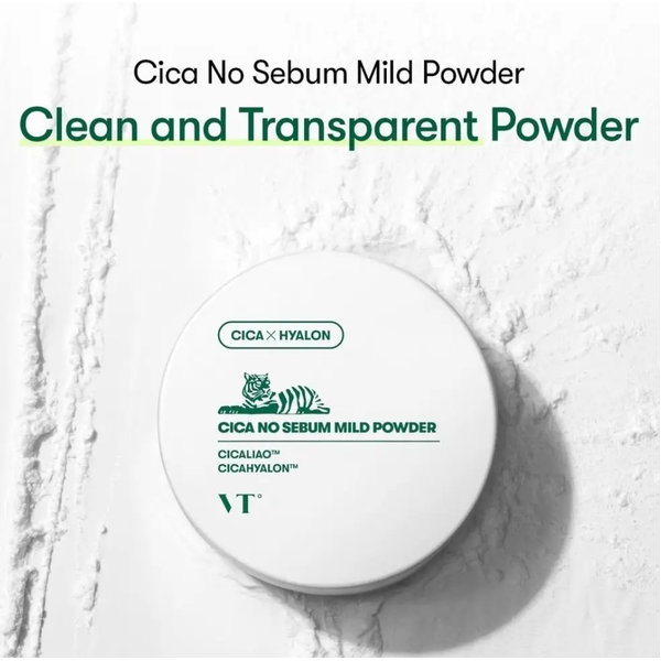 Матирующая пудра VT Cosmetics Cica No-Sebum Mild Powder для лица 5 г - изображение 3