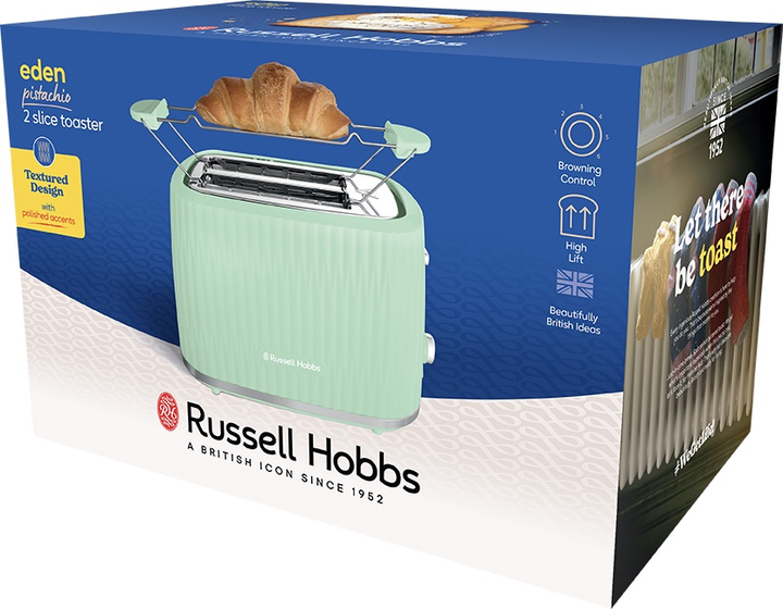 Toster Russell Hobbs Eden 2S Pistacjowy - obraz 7