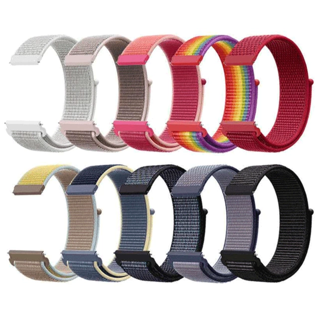 Нейлоновый ремешок для Xiaomi Amazfit Bip / 20 мм Light Pink - изображение 6